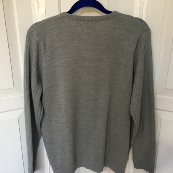 Turtle Bay Gray Cable Knit Cardigan Sweater - Picture 12 of 15